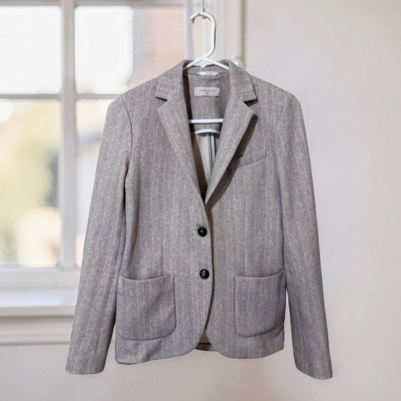 Circolo 1901 Jackets & Blazers - Circle 1901 Classic Women's Gray Blazer in size UK 10
